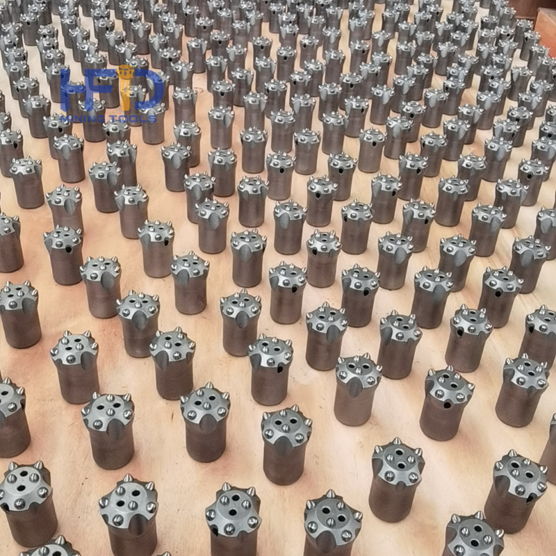 High Quality Top Hammer Drilling Tools R25 Threaded Rock Drill Button Bit