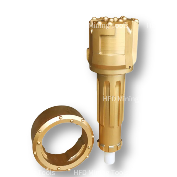 Concentric/Symmetric Casing overburden Drilling System with Ring Bit