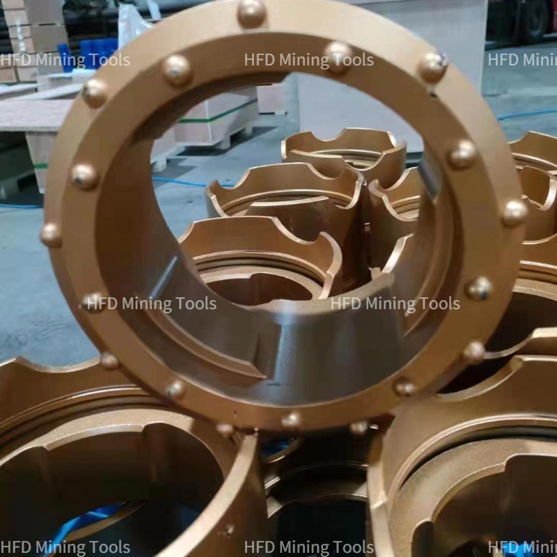 Concentric/Symmetric Casing overburden Drilling System with Ring Bit