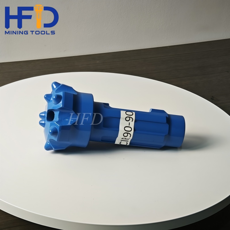 CIR 90mm Pneumatic High-Impact DTH Bit, Carbon-Fiber Custom for Construction