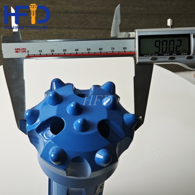 CIR 90mm Pneumatic High-Impact DTH Bit, Carbon-Fiber Custom for Construction